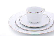Load image into Gallery viewer, White Waves 20-Piece Premium Porcelain Dinnerware Set, Service for 4 - dubaiporcelain